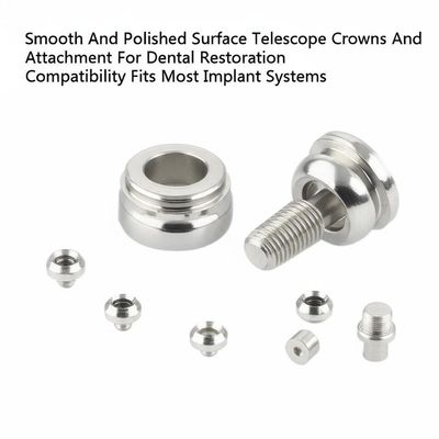 خرید Smooth And Polished Surface Telescope Crowns And Attachment For Dental Restoration Compatibility Fits Most Implant Systems تولید آنلاین